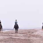 Reiten am Strand in Westmecklenburg