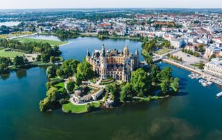 Schweriner Schloss - Drohne